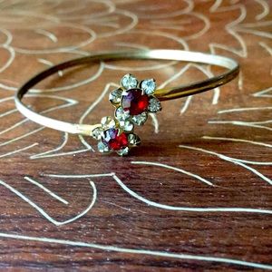 Vintage Children’s Bracelet With Flowers